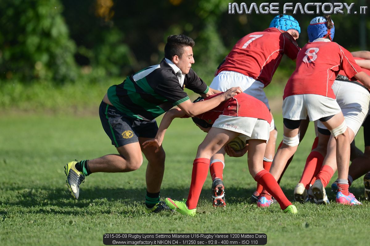 2015-05-09 Rugby Lyons Settimo Milanese U16-Rugby Varese 1200 Matteo Dario